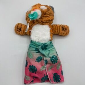 Little Live Pets Tiger Plush Toy Cozy Dozy Jungle Theme Works Clean Blanket